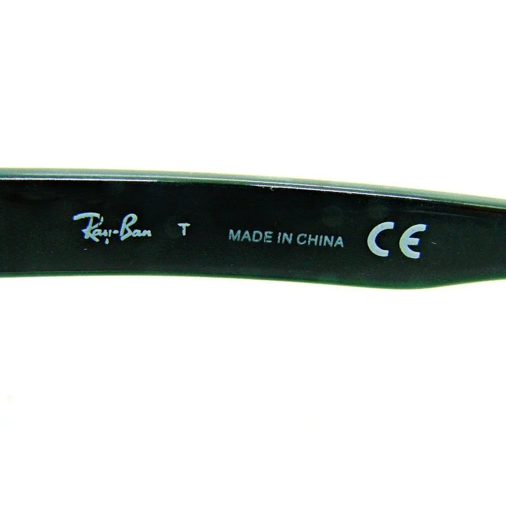 RAY-BAN RX5268 5119 Matte Black Square Frame Plastic Unisex With Case 50-17-135 - Picture 5 of 11